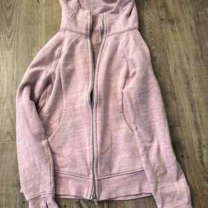 lululemon athletica Light Pink Zip-Up Hoodie